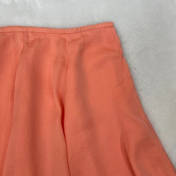 Urban Outfitters Silence + Noise Skirt 6 Ashton Double Layer Peach Orange Mini - Picture 6 of 12
